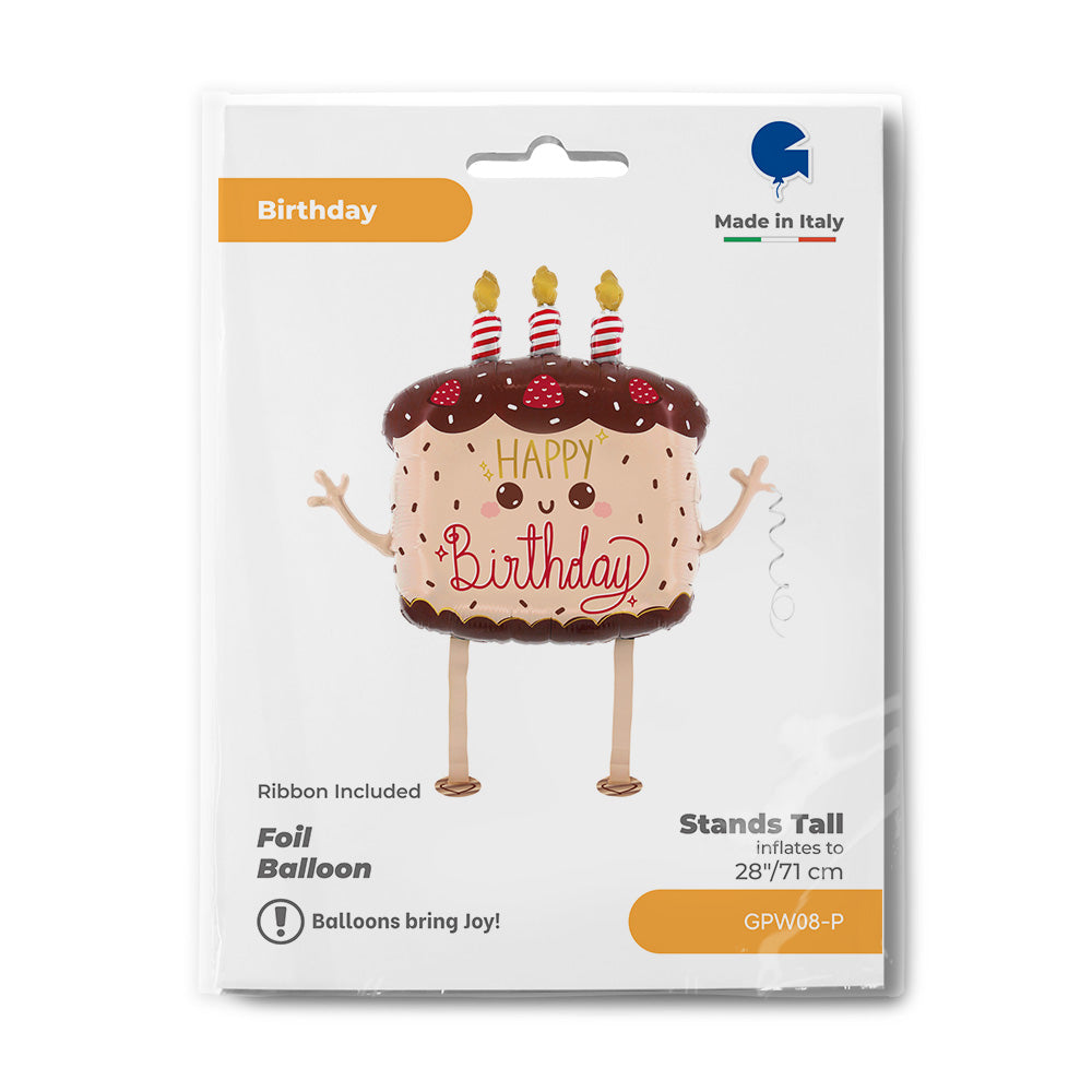 28" Μπαλόνι Happy Birthday Pet Walker