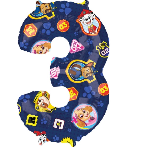 Μπαλόνι Φοιλ 26 Νούμερο 3 Paw Patrol / 66 εκ