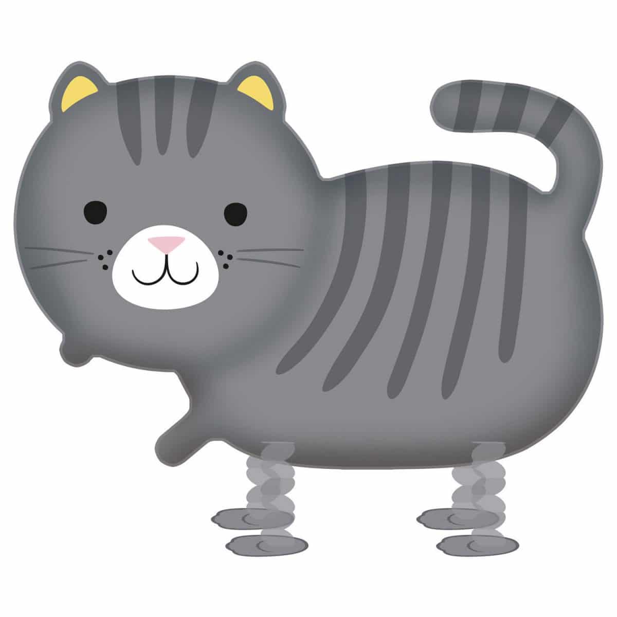 29" Μπαλόνι Γατούλα που περπατάει