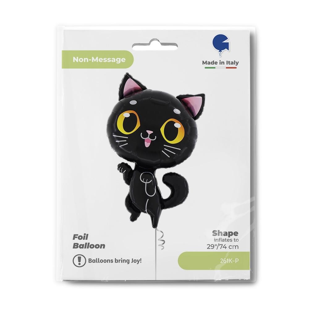 29" Μπαλόνι μαύρη παιχνιδιάρα Γατούλα