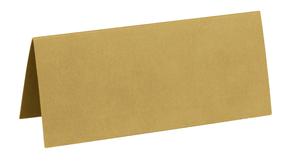 Rectangular Name Holder Gold 7 x 3 cm Polybag of 10 pieces