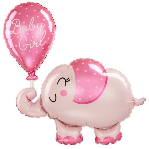 30" Μπαλόνι Ελεφαντάκι Baby Girl
