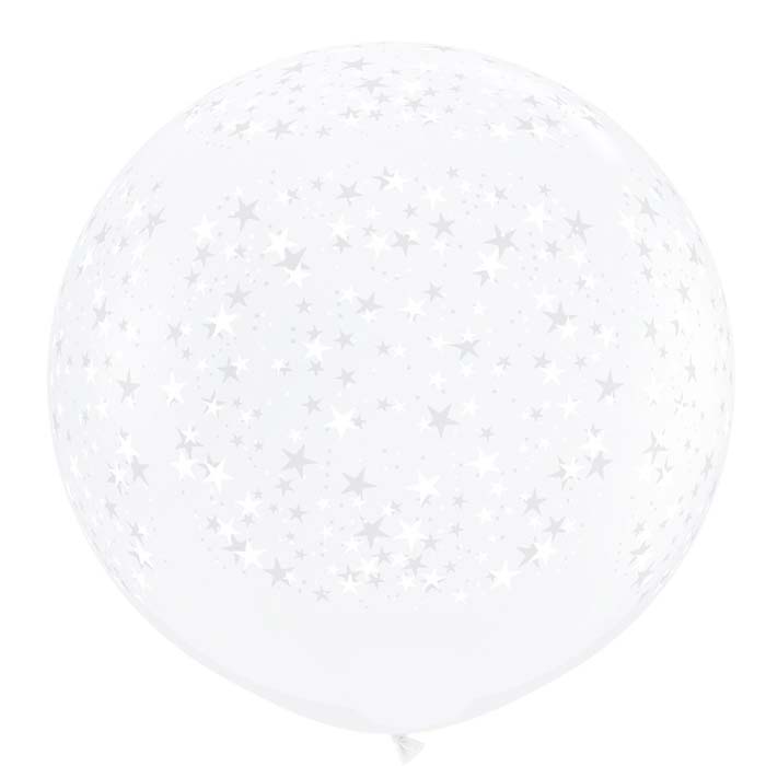 31'' Μπαλόνι διάφανο με Αστέρια