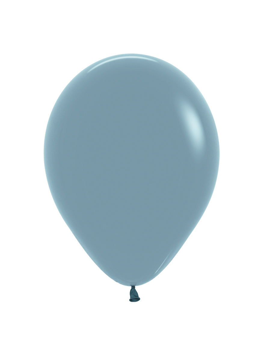 Μπαλόνια λατεξ 9 Μπλε / 50 τεμ - Pastel Dusk Blue