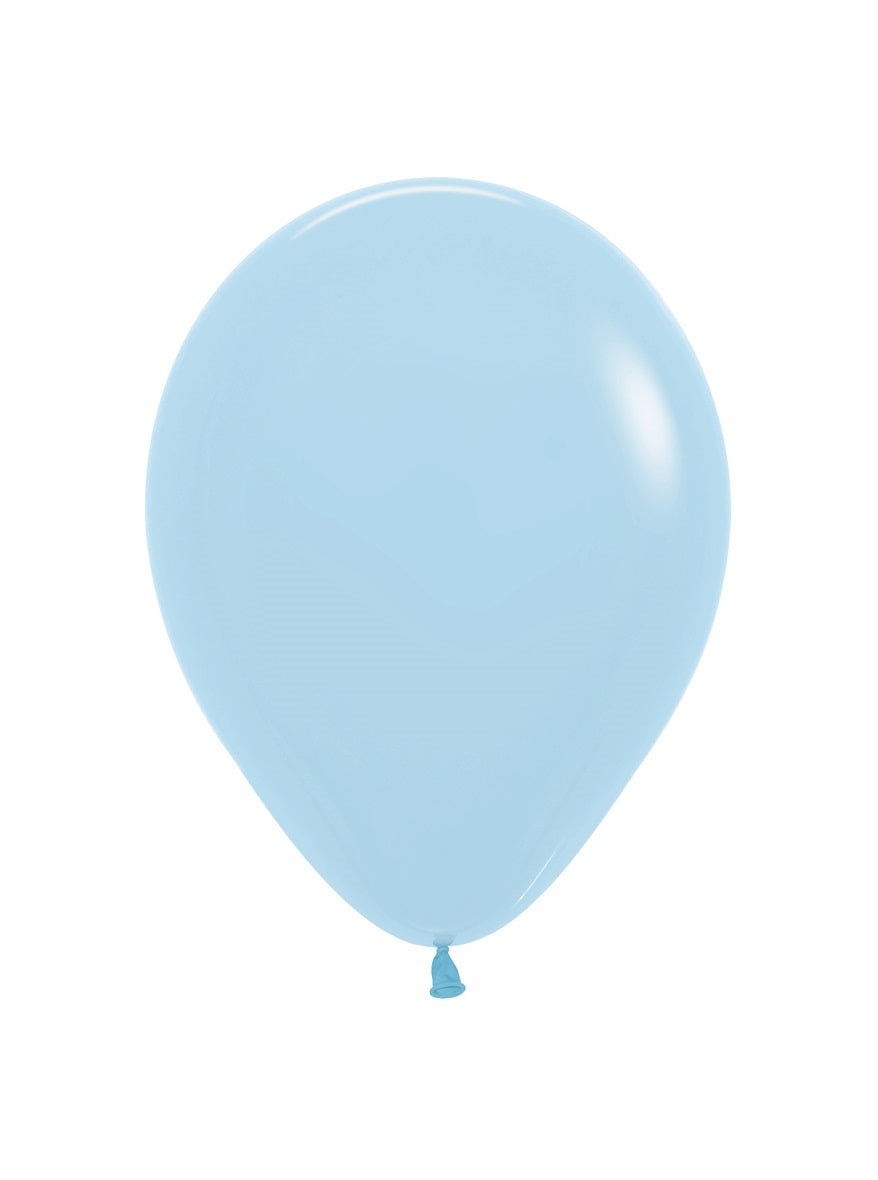 Μπαλόνια λατεξ 9 Σιελ / 50 τεμ - Pastel Matte Blue