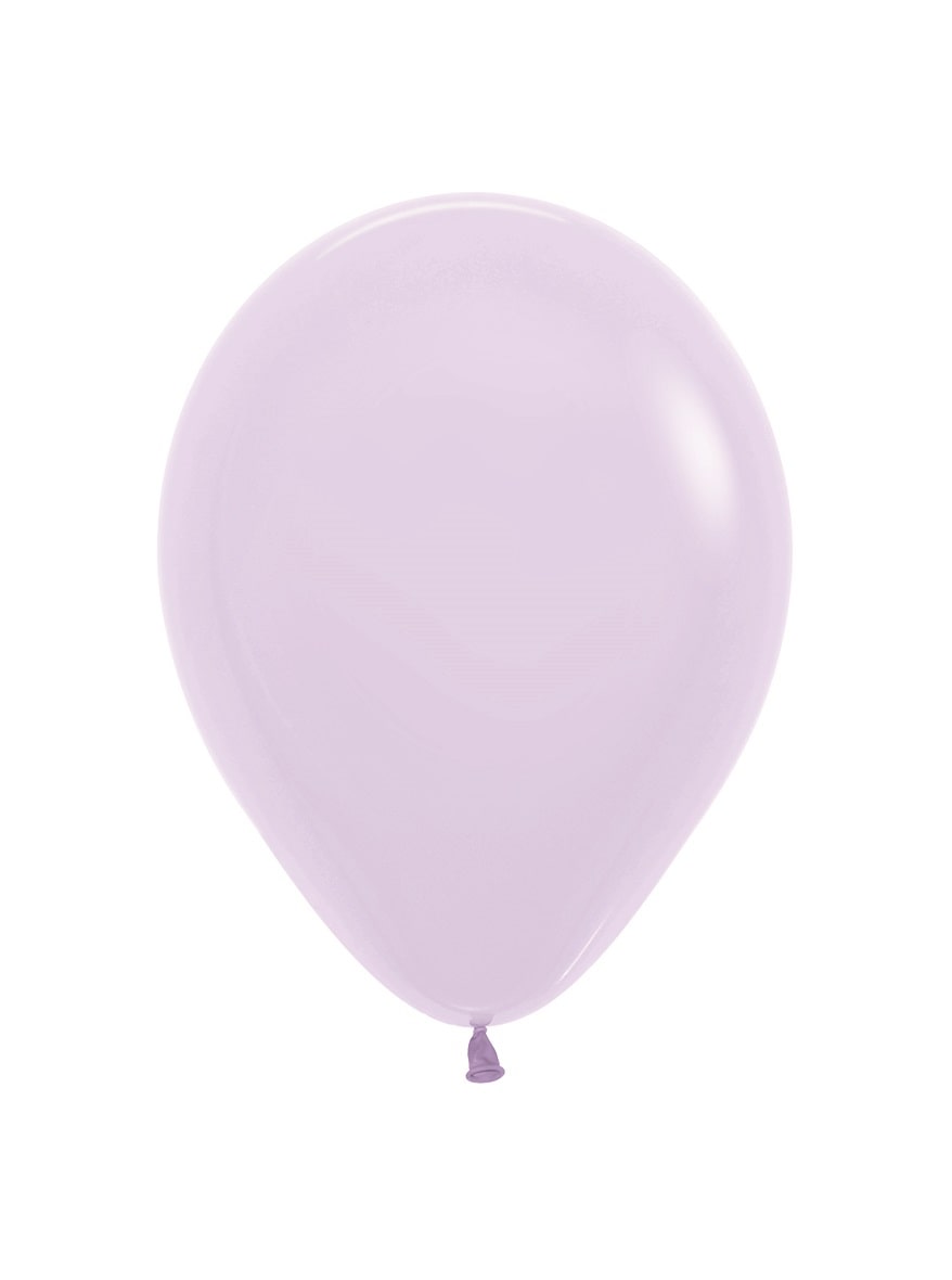 Μπαλόνια Λάτεξ 9 Λιλά Παστέλ / 50 τεμ - Pastel Matte Lilac