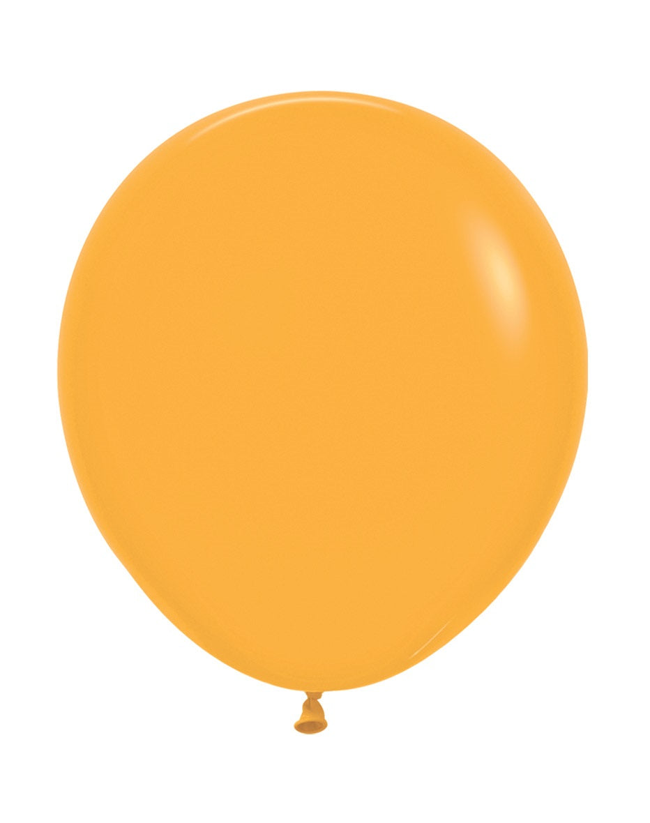 Μπαλόνια λατεξ 18 Μουσταρδί / 25 pcs - Mustard