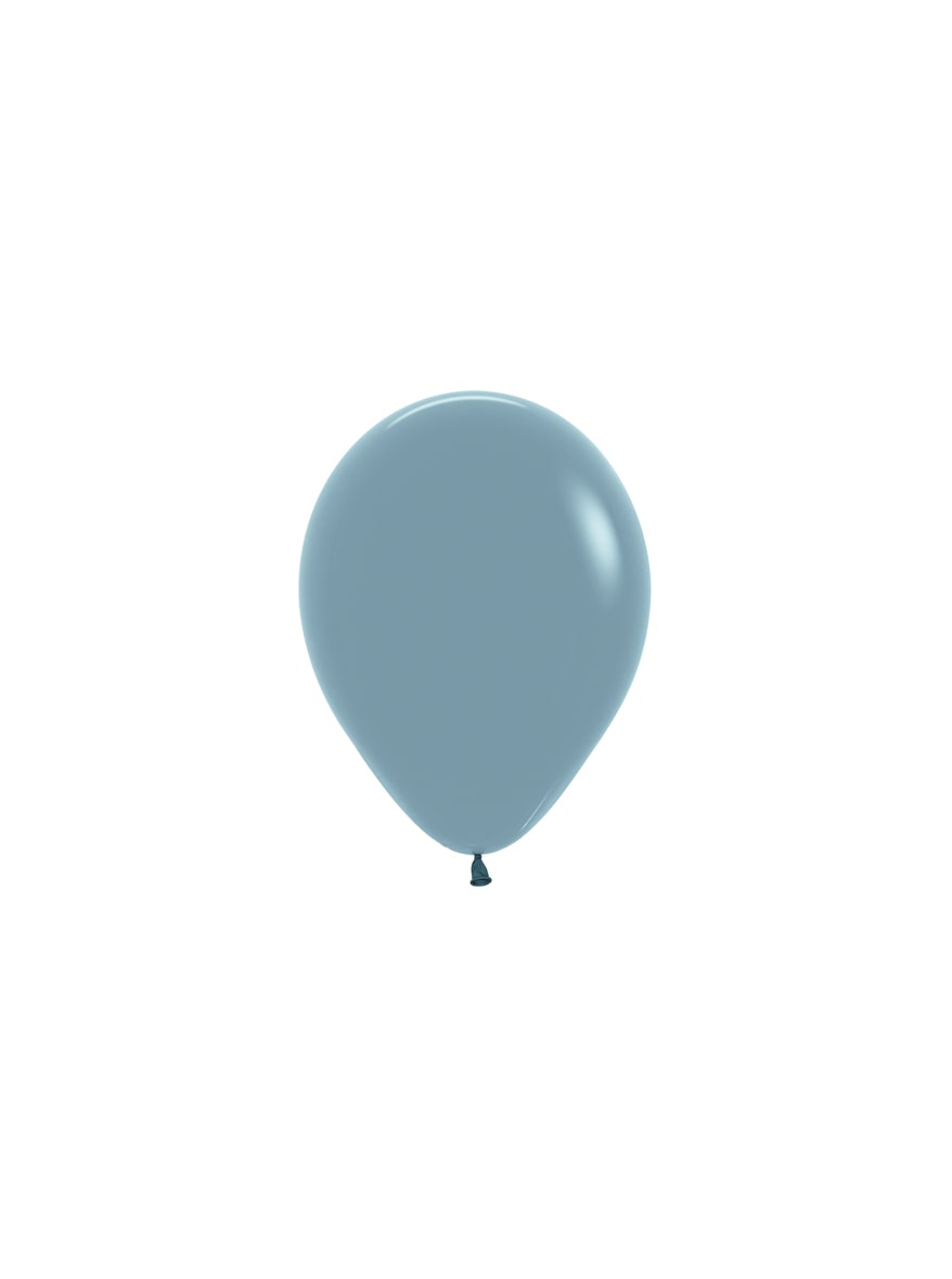 Μπαλόνια λατεξ 5 Μπλε / 50 τεμ - Pastel Dusk Blue