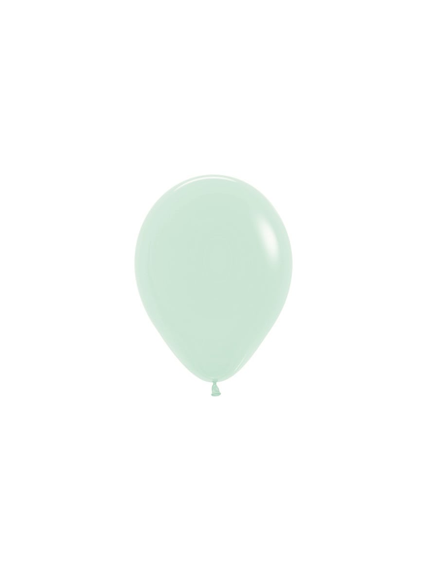 Μπαλόνια Λάτεξ 5 Παστέλ Πράσινο Μέντα / 50 τεμ - Pastel Matte Green