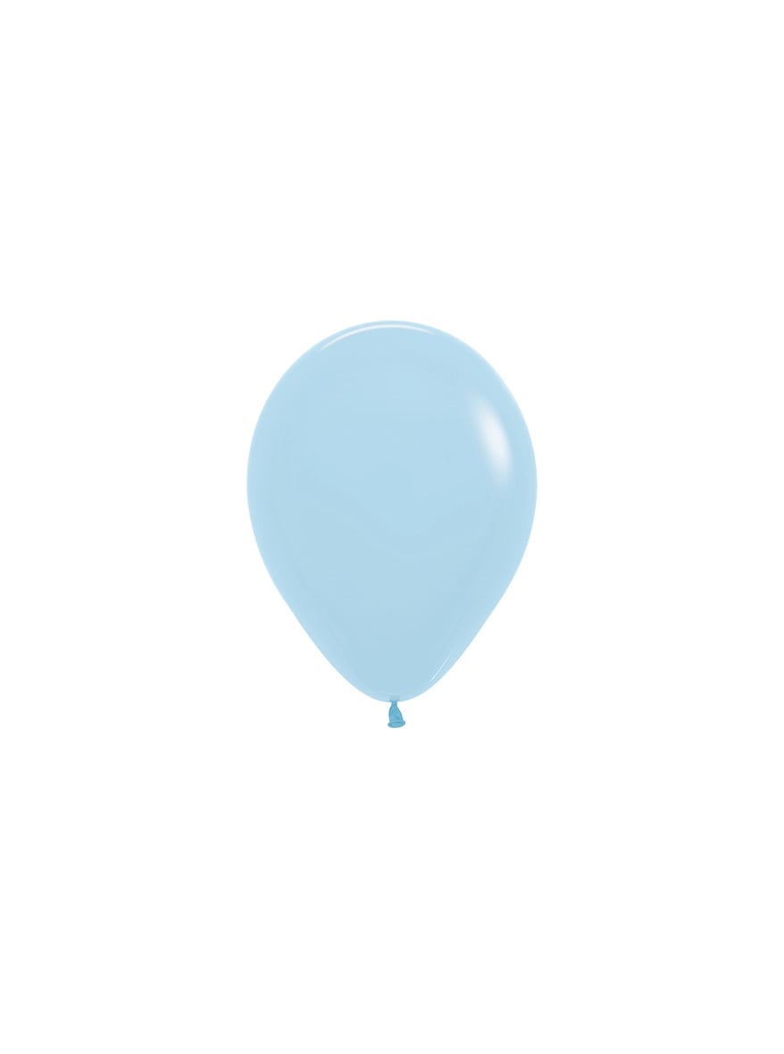 Μπαλόνια λατεξ 5 Σιελ / 50 τεμ - Pastel Matte Blue