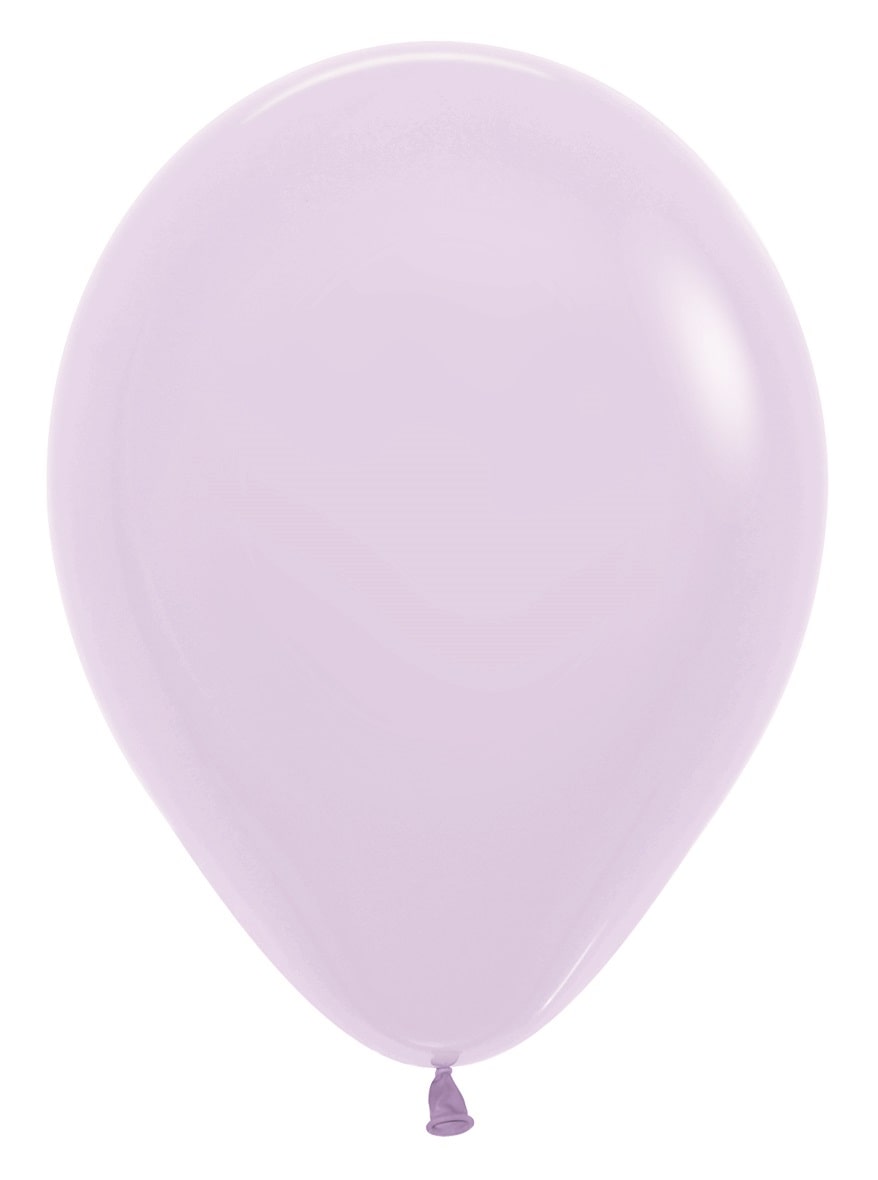 Μπαλόνια Λάτεξ 12 Λιλά Παστέλ / 50 τεμ - Pastel Matte Lilac