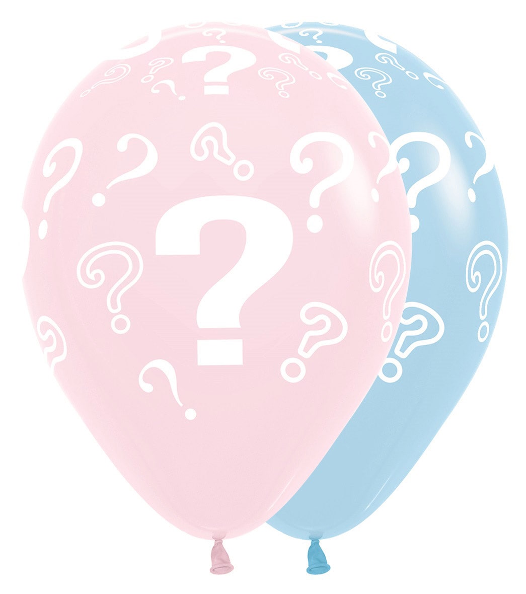 Μπαλόνια Λάτεξ 11 Gender Reveal Question Mark / 25 τεμ