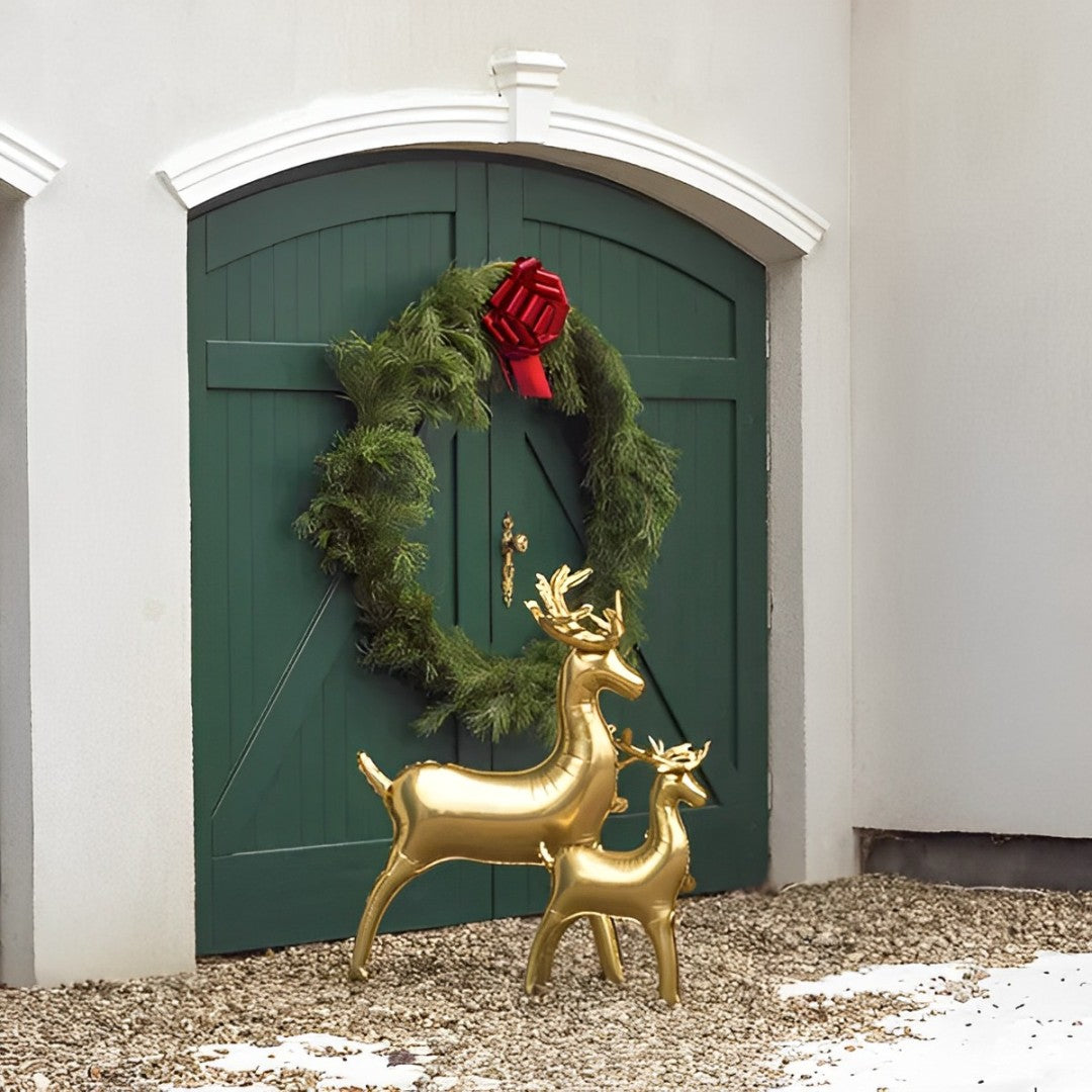 32″ Standing Μπαλόνι Χρυσός Τάρανδος