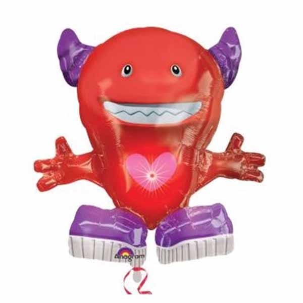 33'' Μπαλόνι Διαβολάκος λαμπάκι που αναβοσβήνει