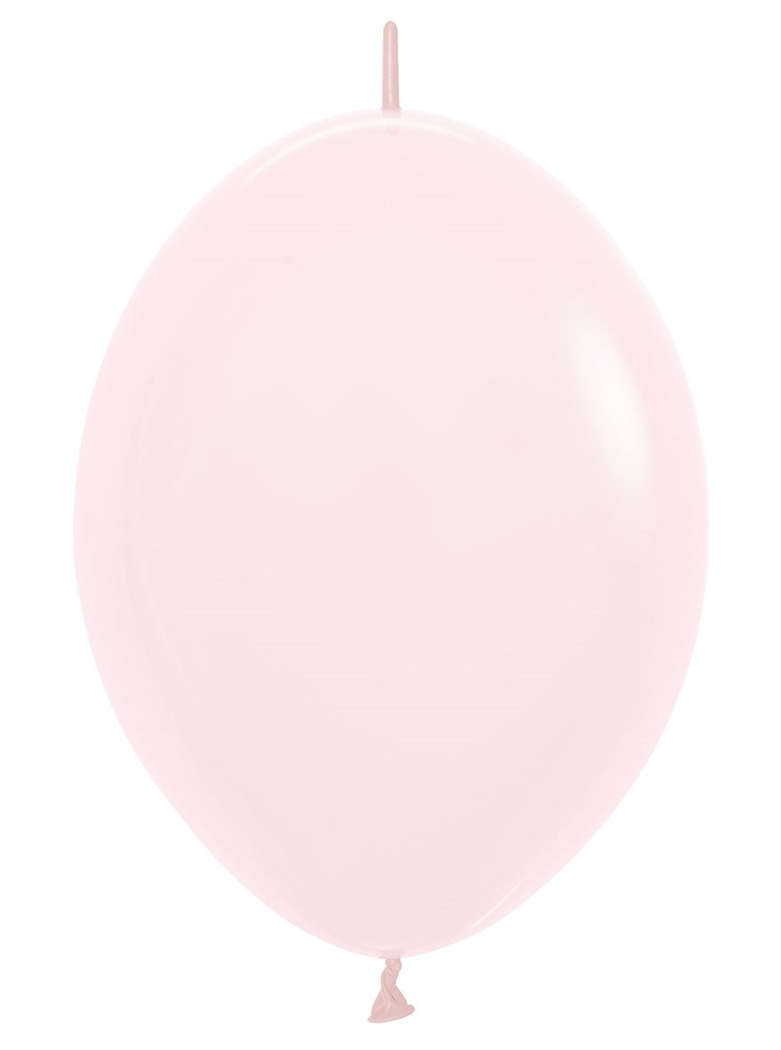 Μπαλόνια 12 Link Παστέλ Ροζ /50 τεμ - Pastel Matte Pink