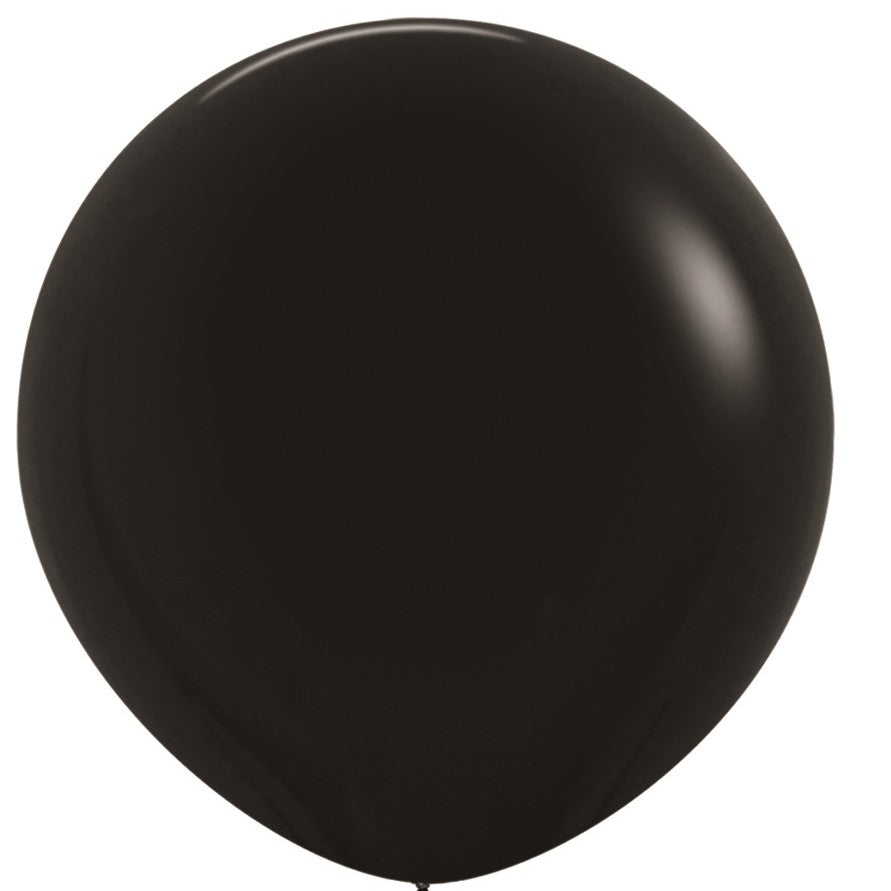 Μπαλόνια Λάτεξ 24 Μαύρο / 3 τεμ - Black