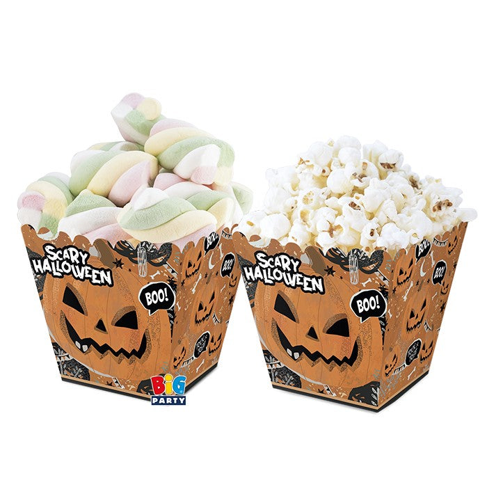 Κουτιά Pop Corn -.Scary Halloween / 6 τμχ