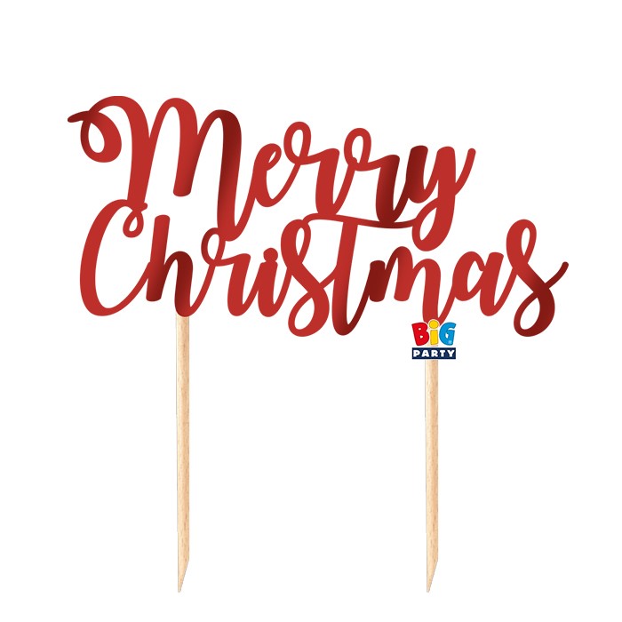 Διακόσμηση Τούρτας - Merry Christmas
