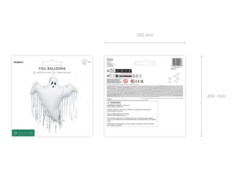 36'' Μπαλόνι Φάντασμα με κρόσσια