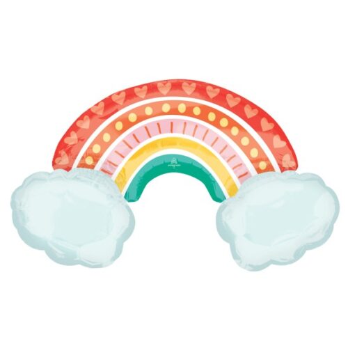 36'' Μπαλόνι Ρετρό Ουράνιο Τόξο