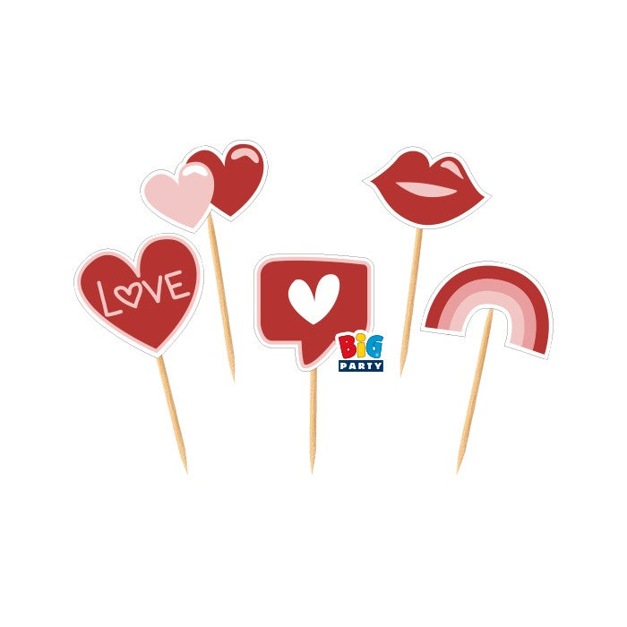 Οδοντογλυφίδες Love / 25 τεμ.