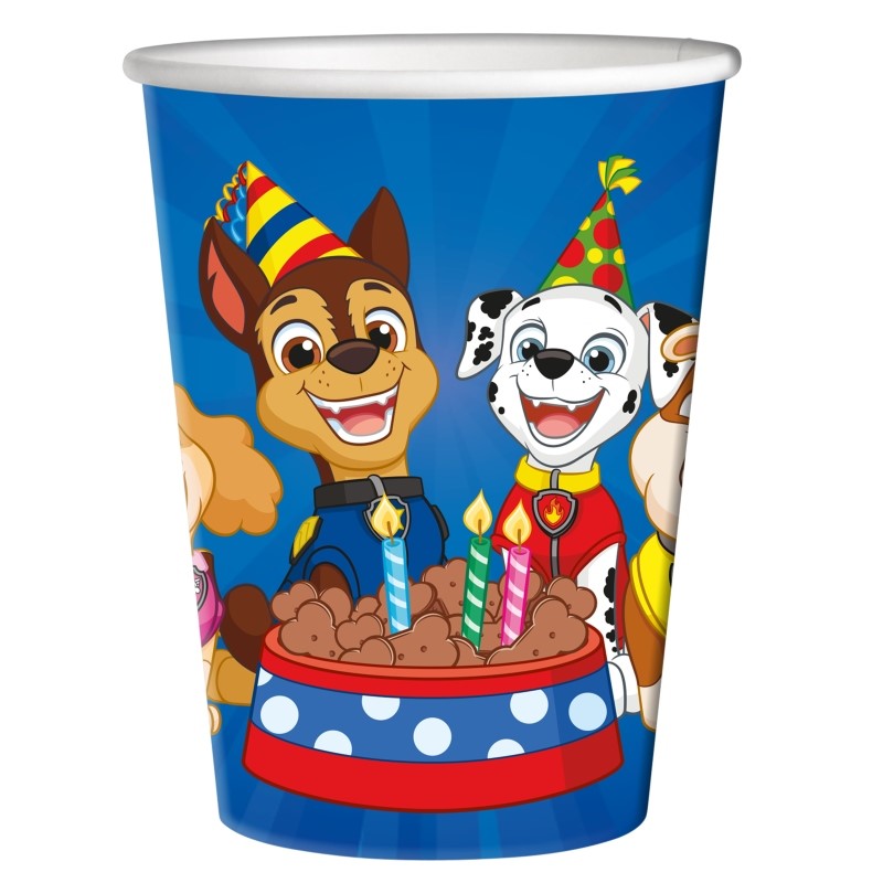 Ποτήρια Χάρτινα 250 ml Paw Patrol / 8 τεμ
