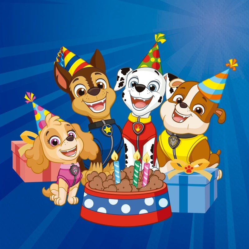 Χαρτοπετσέτες φαγητού 33εκ Paw Patrol /20 τεμ