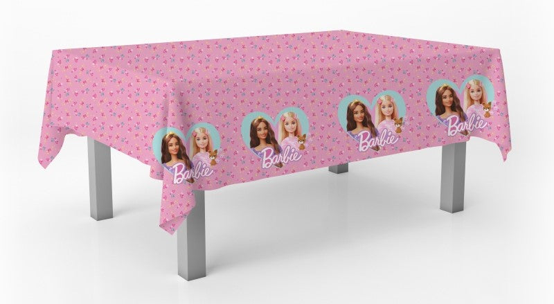 Τραπεζομάντηλο Πλαστικό Barbie Sweet Life / 120 x 180 εκ