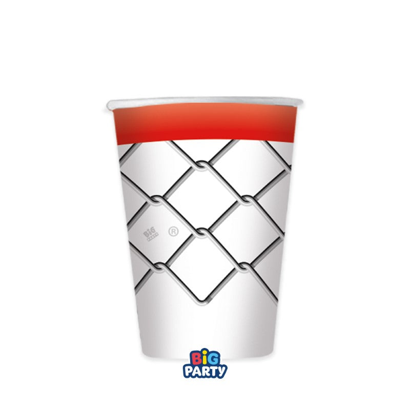 Ποτήρια Χάρτινα Μπάσκετ - Basket / 8 τμχ
