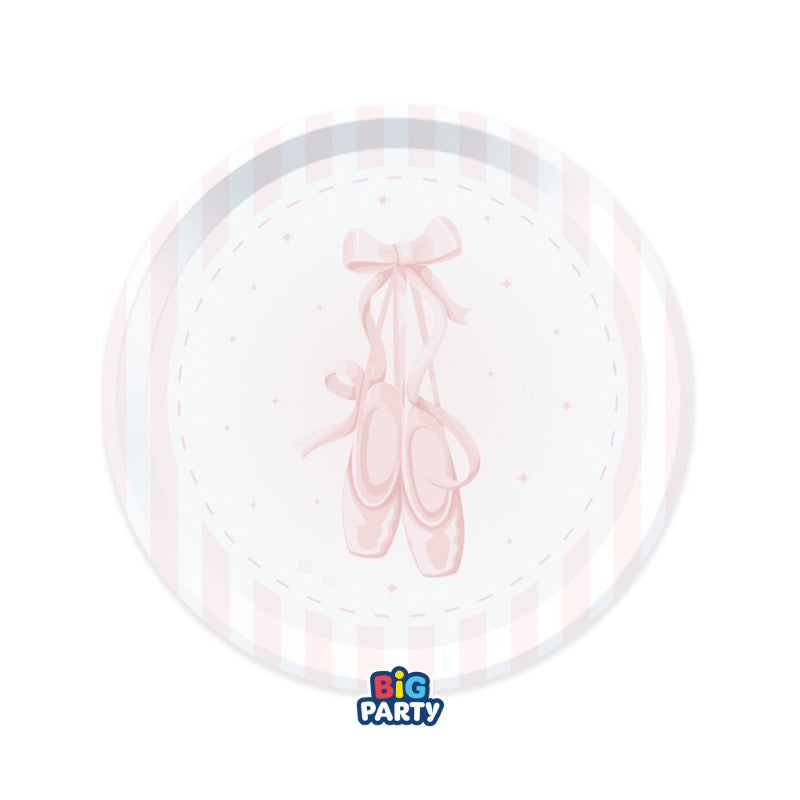 Πιάτα Χάρτινα 18 εκ. Μπαλαρίνα - Ballet / 6 τμχ