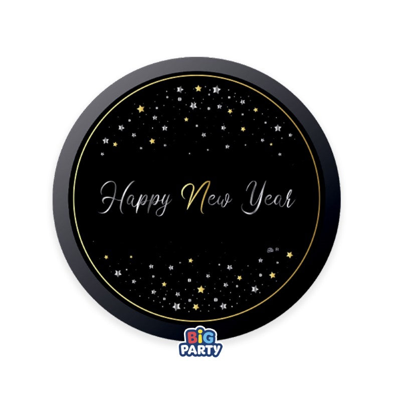 Πιάτα Χάρτινα 18 εκ Happy New Year / 6 τεμ.