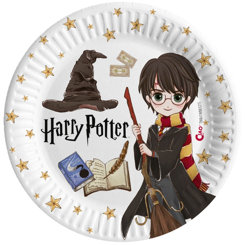 Πιάτα Χάρτινα Γλυκού Harry Potter / 8 τεμ