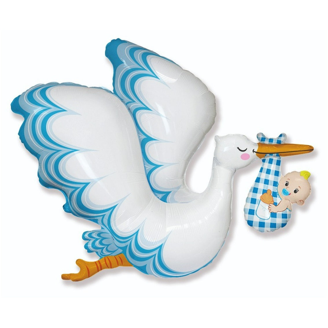 37″ Μπαλόνι γέννησης Πελαργός αγοράκι