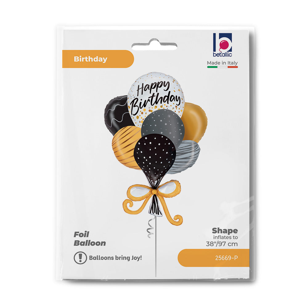 38'' Μπαλόνι Μπουκέτο Happy Birthday