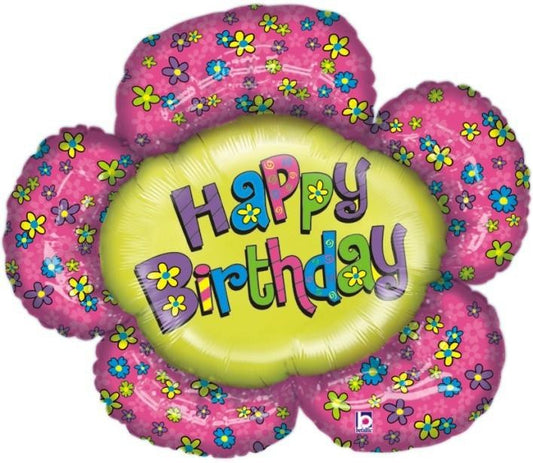38" Μπαλόνι Μαργαρίτα Happy Birthday