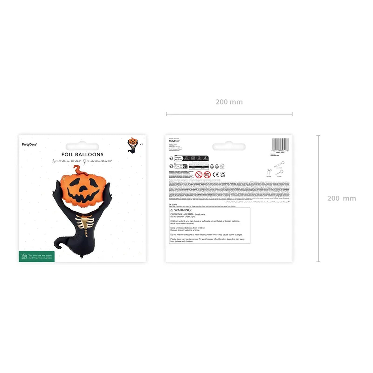 39" Μπαλόνι Halloween - Σκιάχτρο