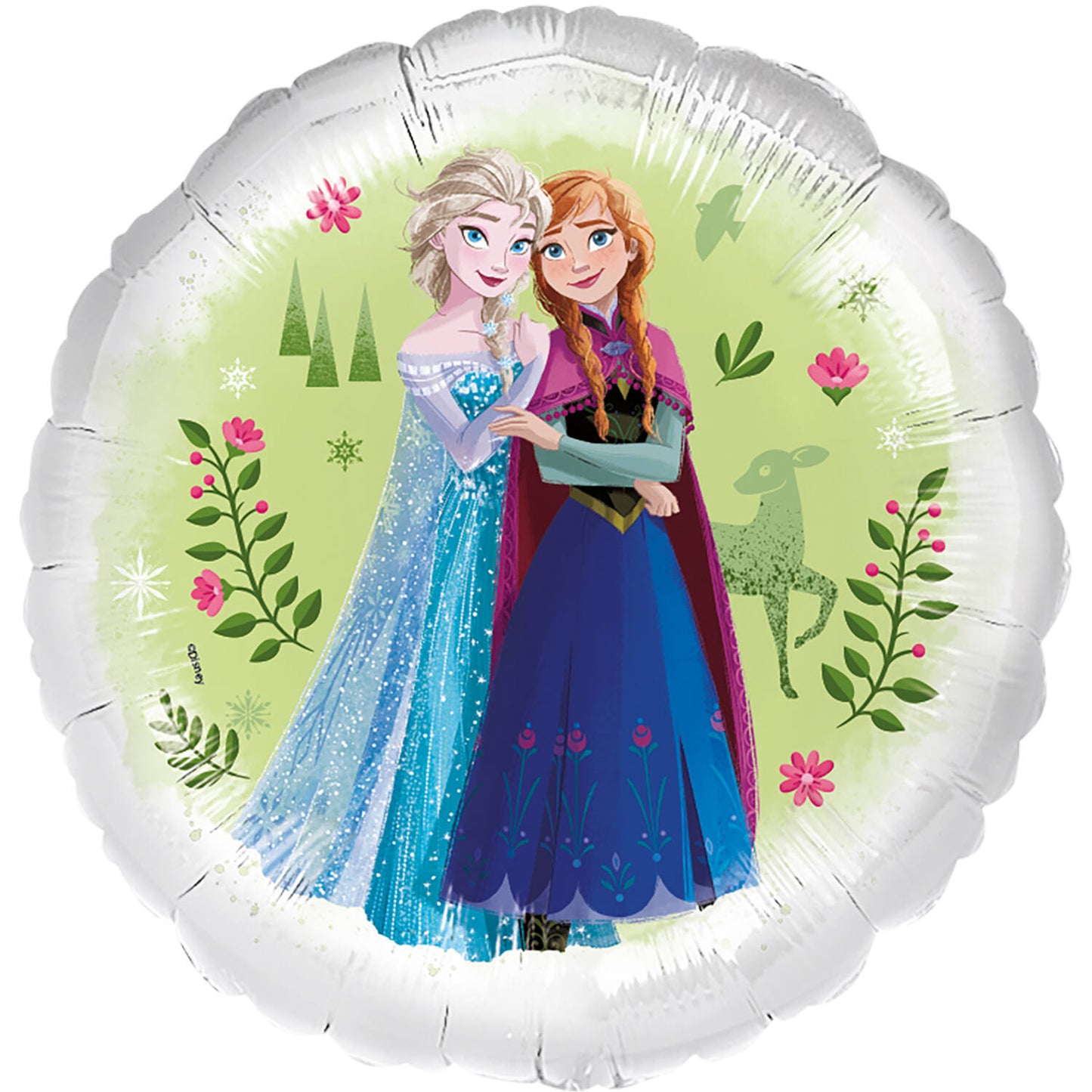 Μπαλόνι Φοιλ 17 Frozen Anna & Elsa / 45 εκ