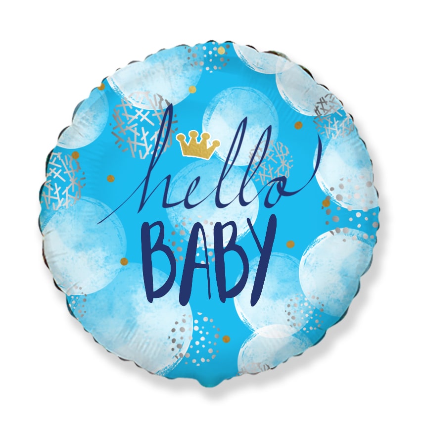 Μπαλόνι Φοιλ 9 Hello Baby Boy/ 23 εκ