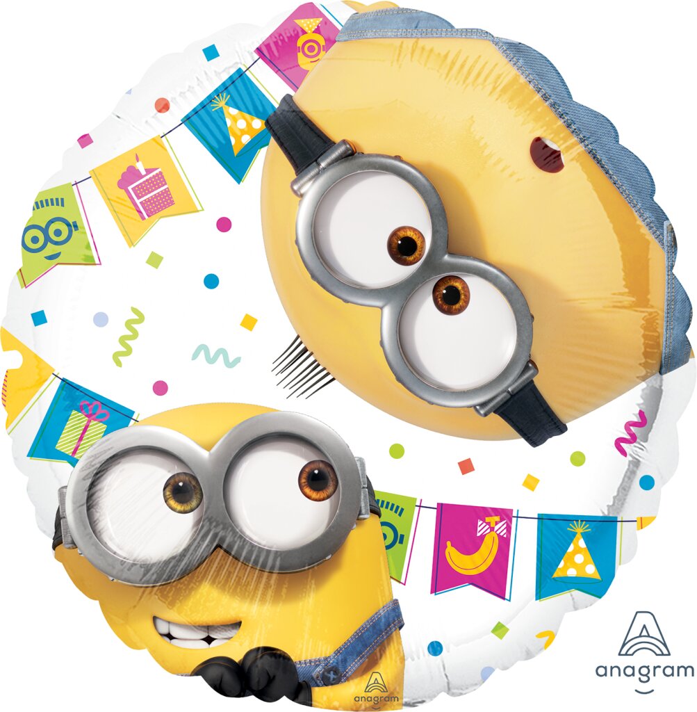 Μπαλόνι Φοιλ Δύο Όψεις 18 Minions 2 Otto / 43εκ