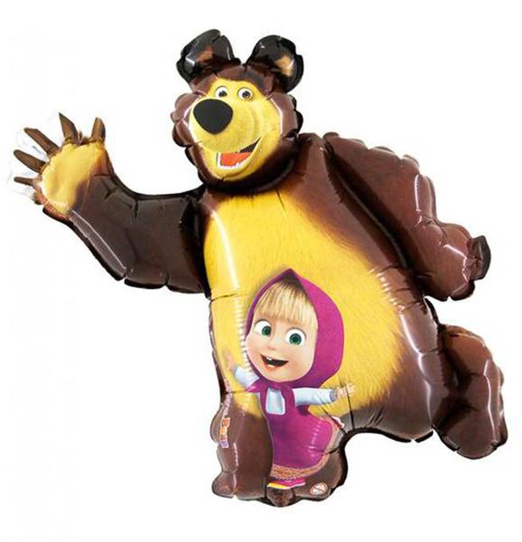 41" Μπαλόνι Μάσα και Αρκούδος