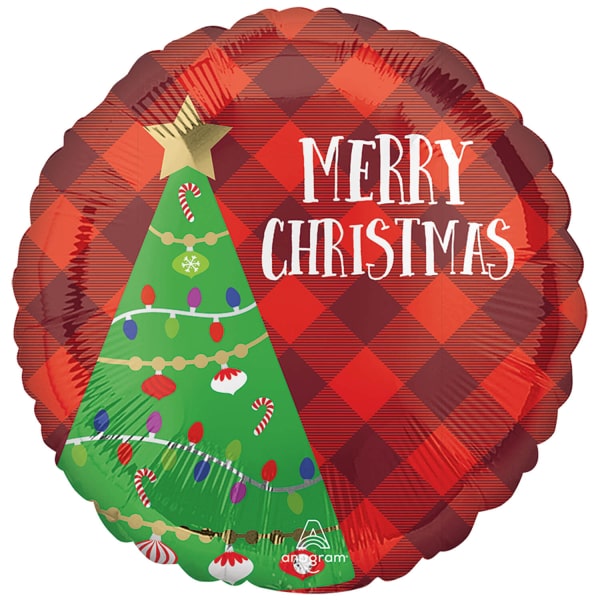 Μπαλόνι Φοιλ 17 Merry Christmas Tree / 43 εκ - Χριστουγεννιάτικο Δέντρο