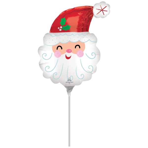 Μπαλόνι Φοιλ Μίνι 14 Smiley Satin Santa - Άγιος Βασίλης