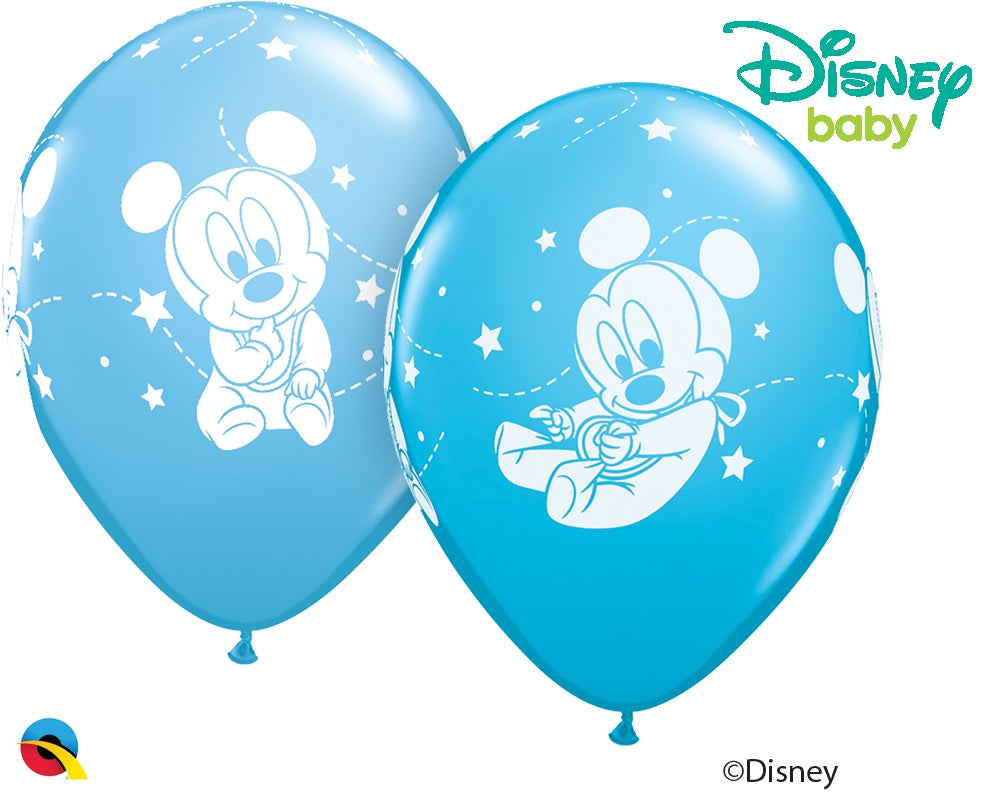 Μπαλ. Λατεξ 11 Mickey Mouse Baby Stars /25 τεμ