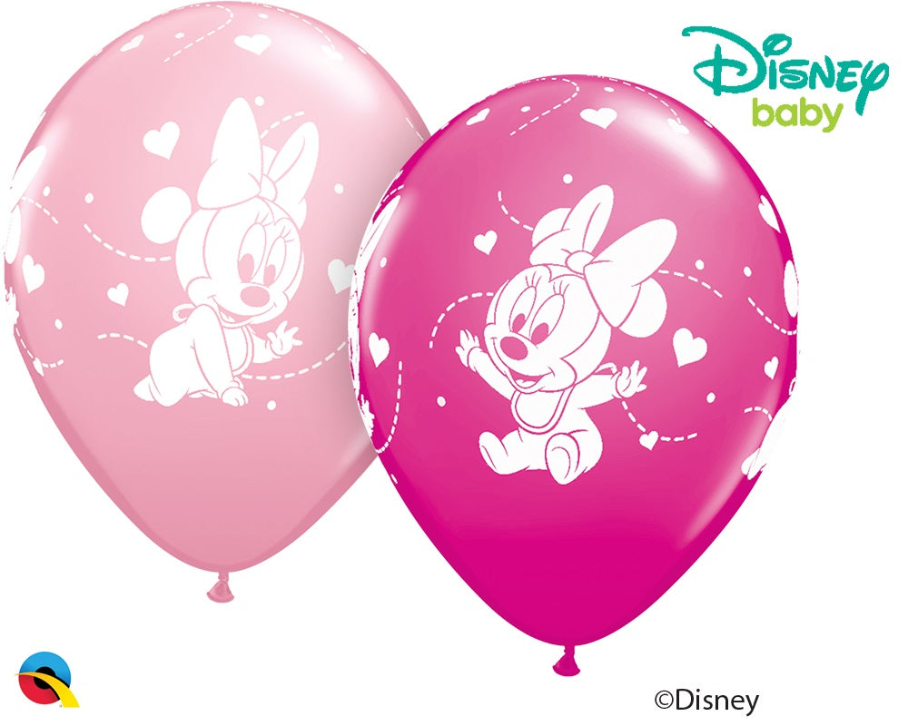 Μπαλ. Λατεξ 11 Minnie Mouse Baby Hearts /25 τεμ