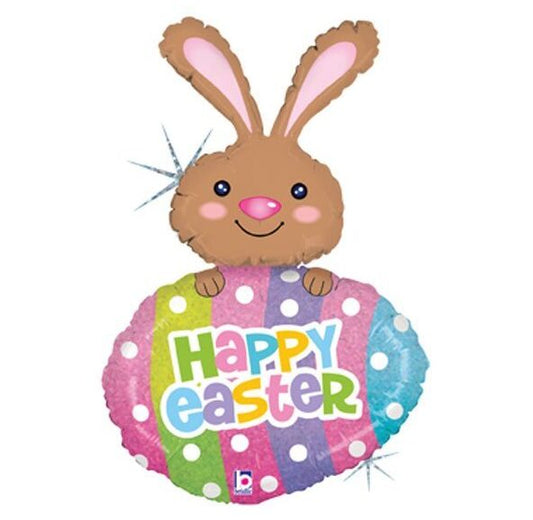 42" Μπαλόνι Λαγουδάκι με αυγό ''Happy Easter