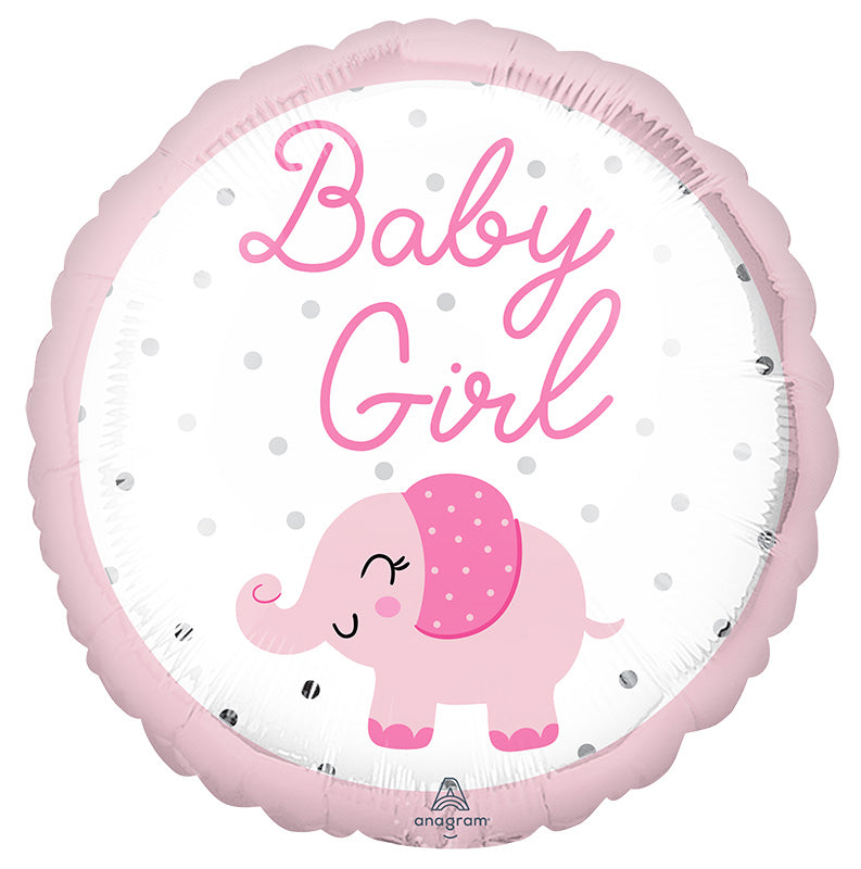 Μπαλόνι Φοιλ 18 Ελεφαντάκι Baby Girl / 45 εκ