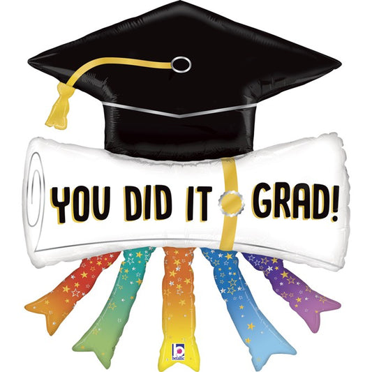 44" Μπαλόνι Πτυχίο "You Did it Grad"