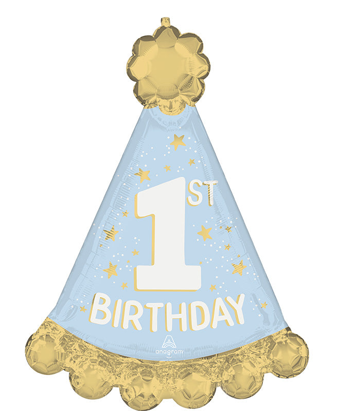 Μπαλόνι Φοιλ 34 Σχήμα Καπελάκι Little Mister One-derful 1st Birthday / 86 εκ