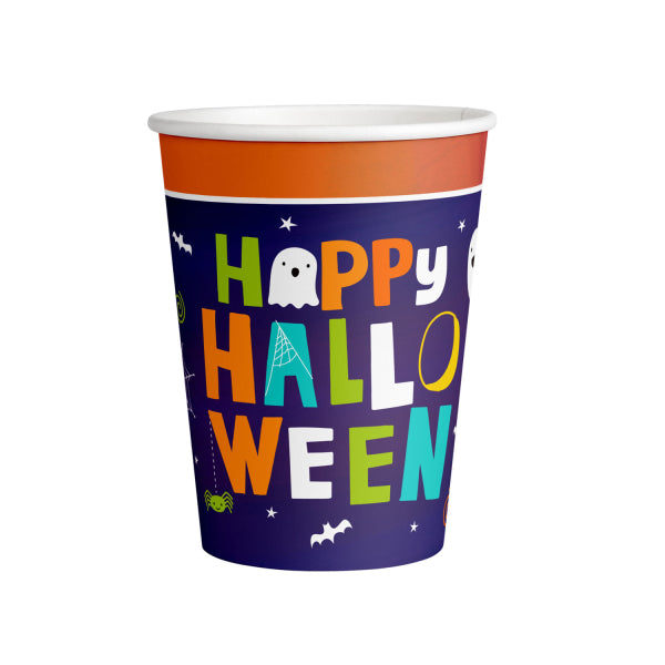 Ποτήρια χαρτ. 250ml Hallo-ween Friends /8 τεμ