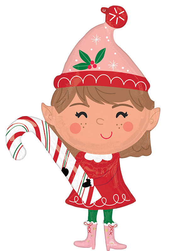 Μπαλόνι Φοιλ Σχήμα Christmas Elf /66 x 99 cm - Ξωτικό